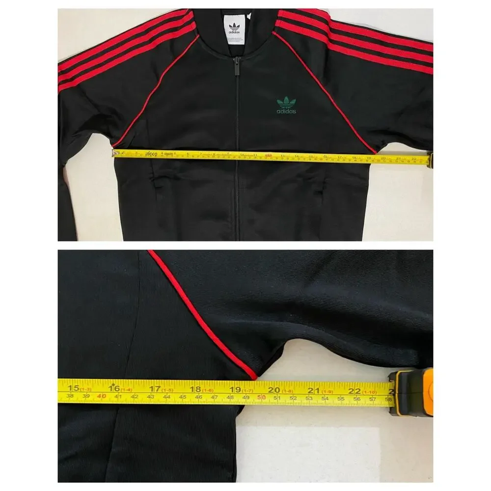 Adidas Originals Superstar Tracksuit Black Better Scarlet Size S